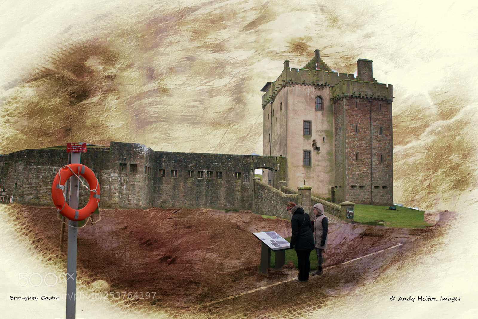 Nikon D5300 sample photo. Broughty castle photography