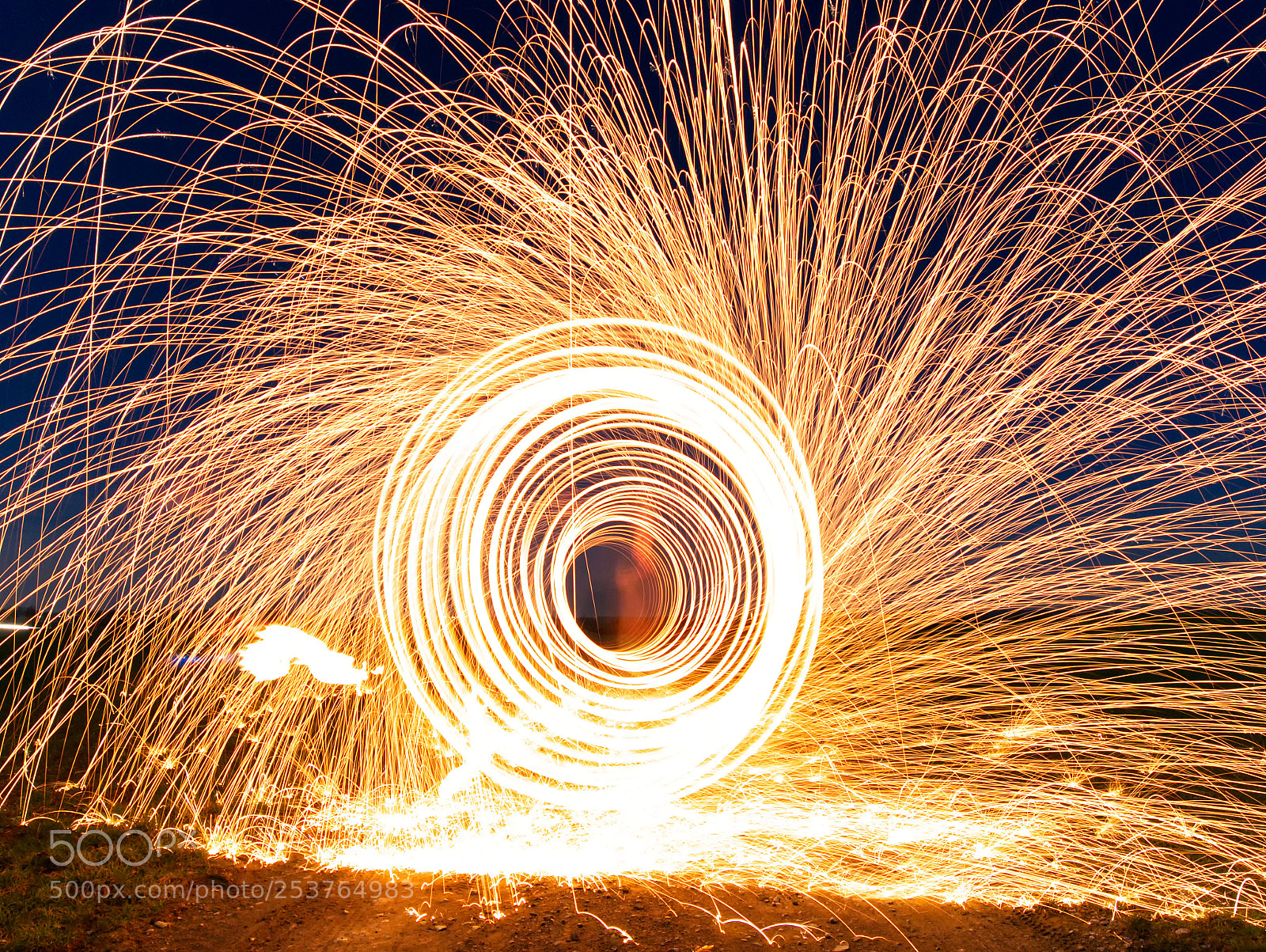 Panasonic DMC-G70 sample photo. Steelwool photography