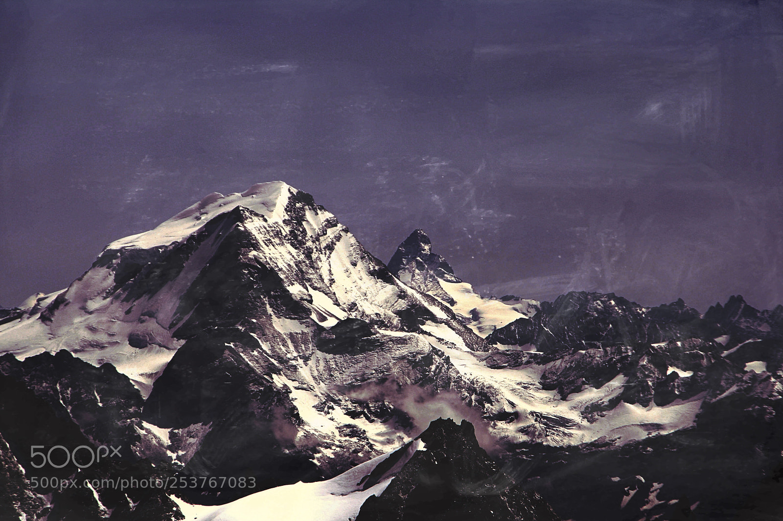 Canon EOS 400D (EOS Digital Rebel XTi / EOS Kiss Digital X) sample photo. Matterhorn view from aiguille photography