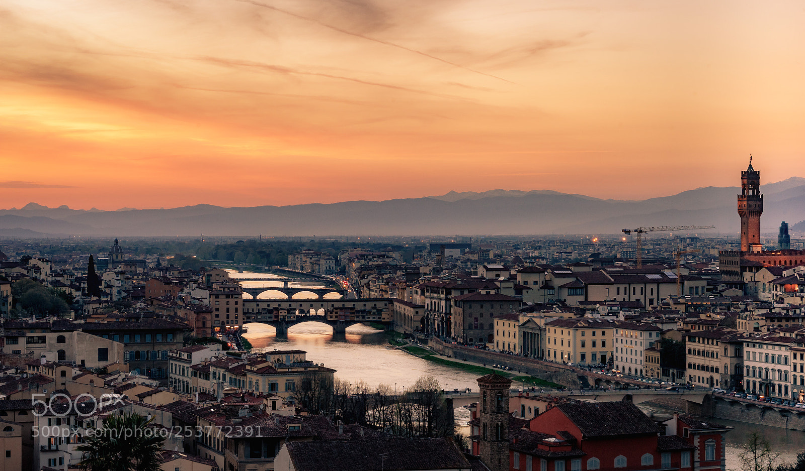 Sony a7 II sample photo. Florentine sunset photography