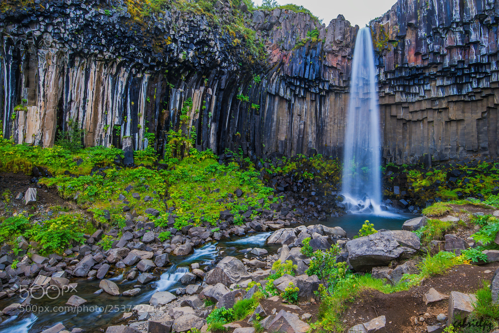Nikon D610 sample photo. Cascada de svartifoss photography