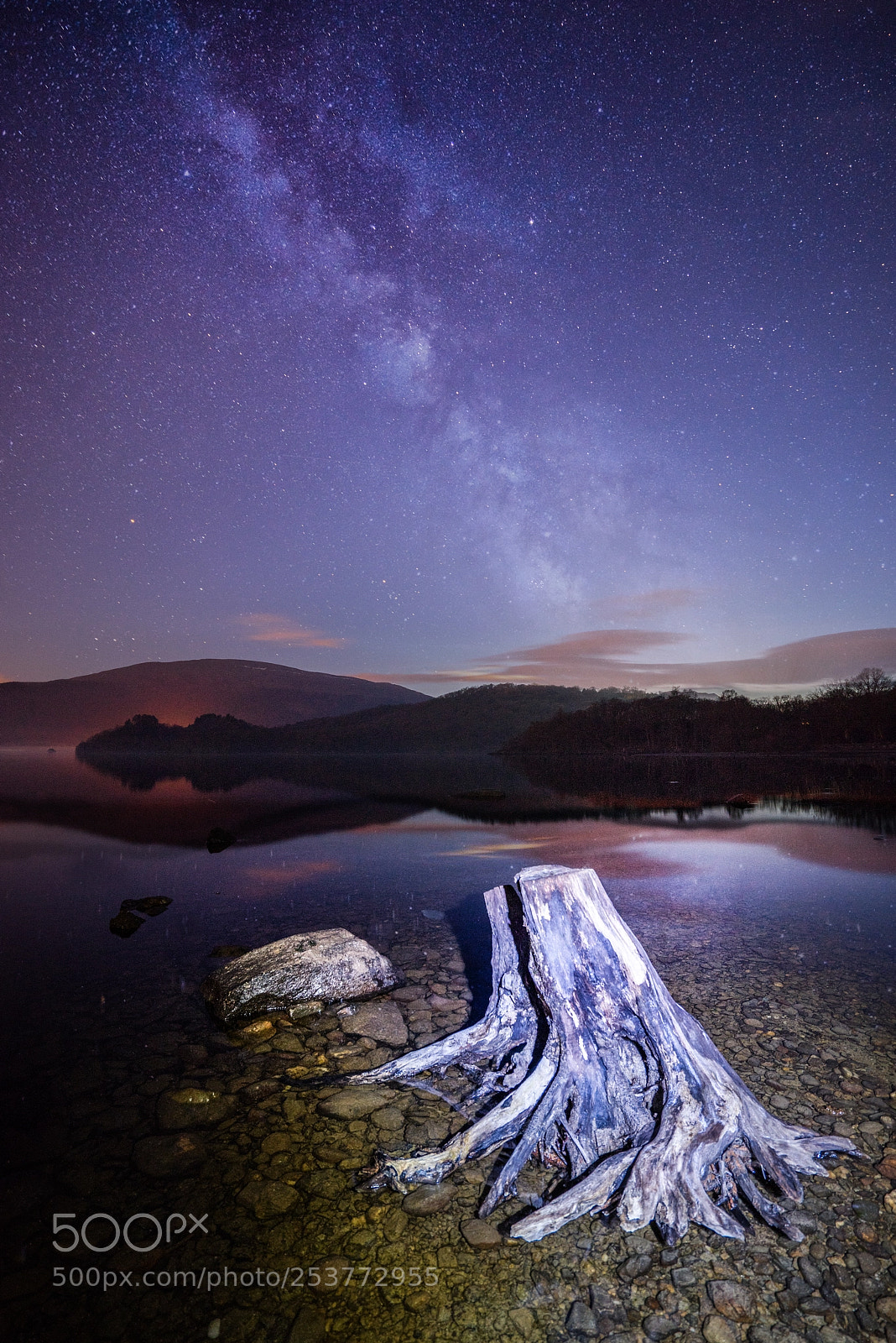 Sony a7R sample photo. Loch lomond milkyway photography