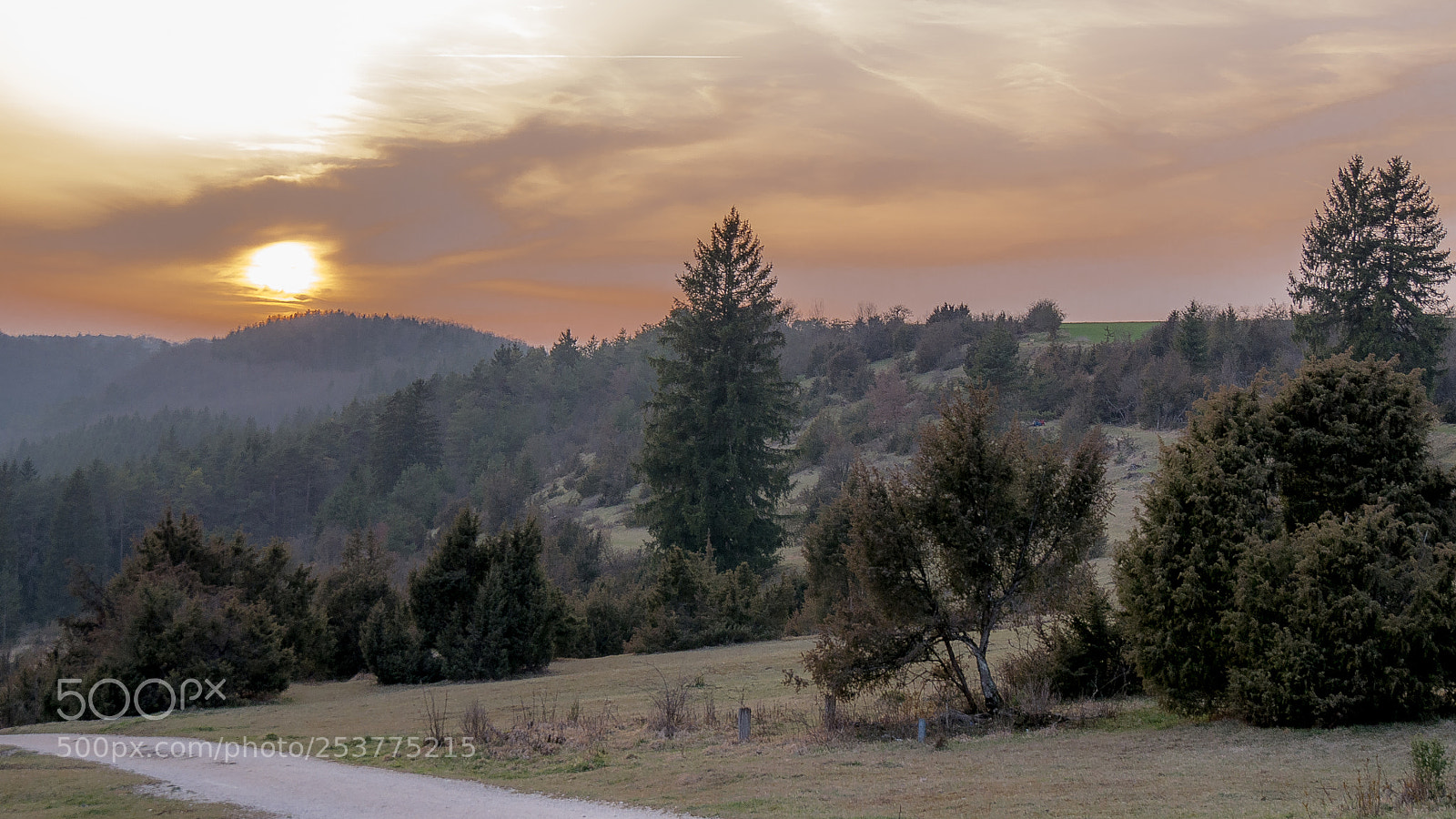 Panasonic DMC-G70 sample photo. Valley on sundown photography