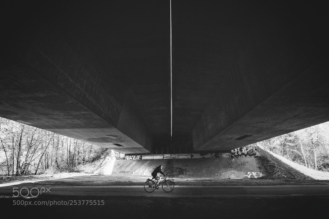 Olympus OM-D E-M5 sample photo. Under the bridge photography