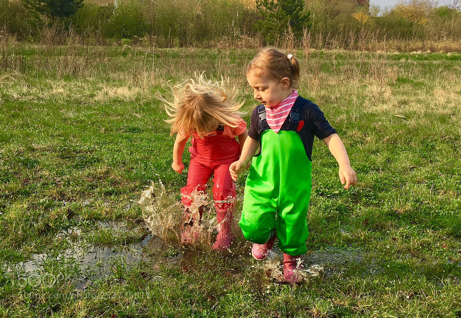 Apple iPhone 6s Plus sample photo. Puddle fun photography