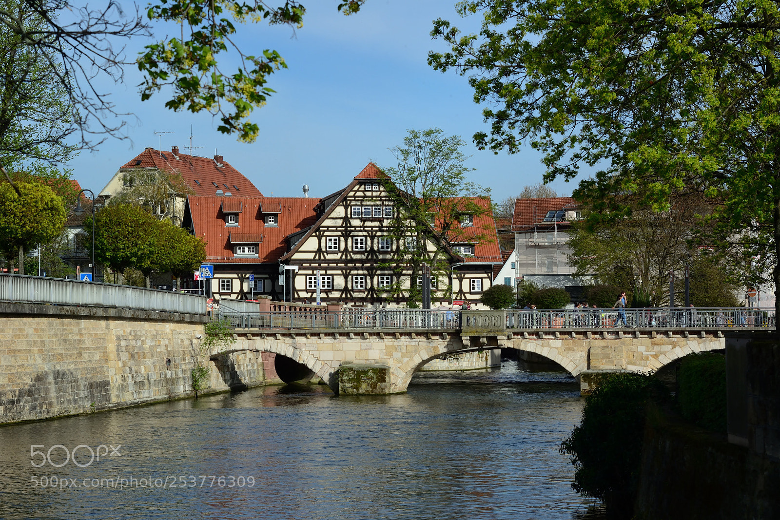Nikon D7100 sample photo. Neckarbrücke esslingen photography