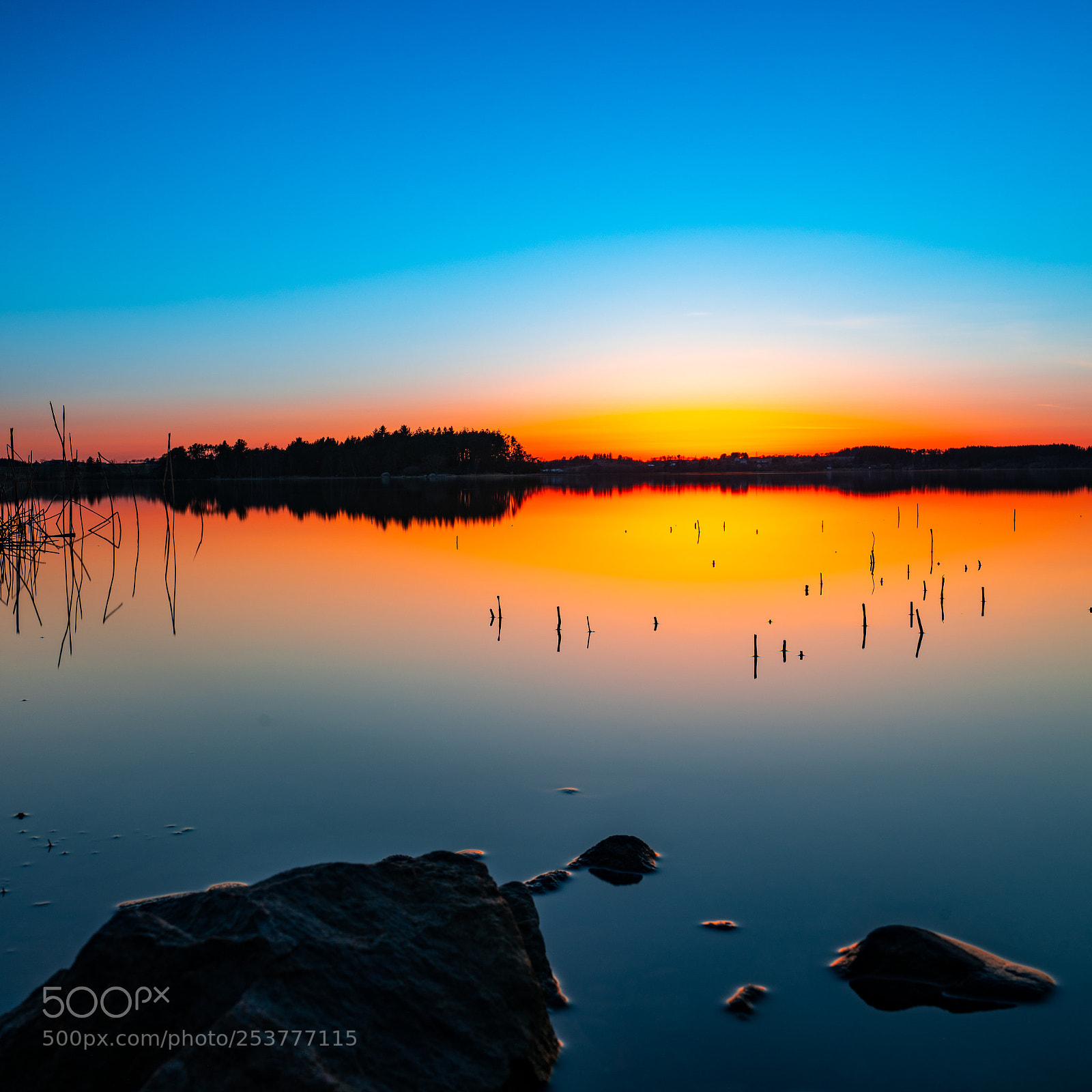 Sony a7R III sample photo. Sunset@the lake photography