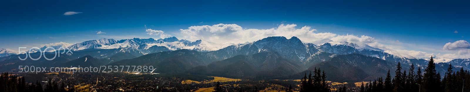 Nikon D7200 sample photo. Panorama of tatra moutains photography