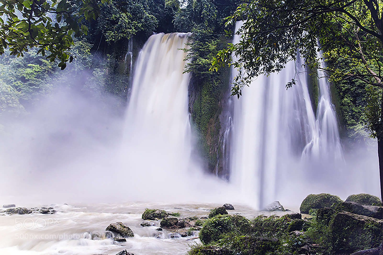 Nikon D600 sample photo. Waterfall cikaso sukabumi photography
