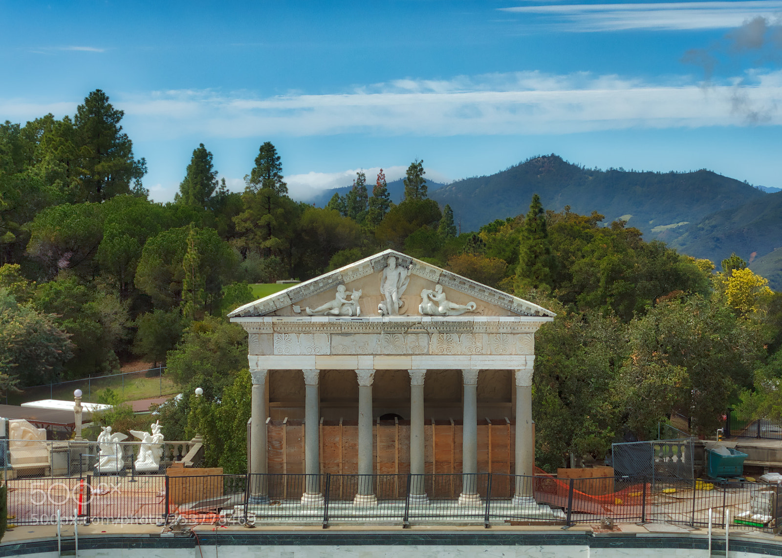 Canon EOS 5D Mark IV sample photo. Hearst castle swimming pool photography