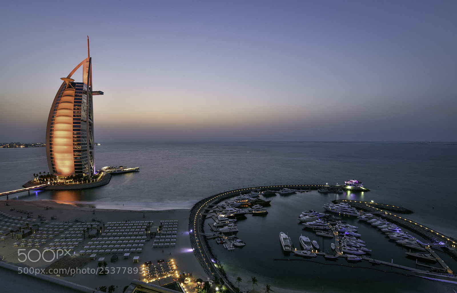 Nikon D850 sample photo. Sunset at burj al photography