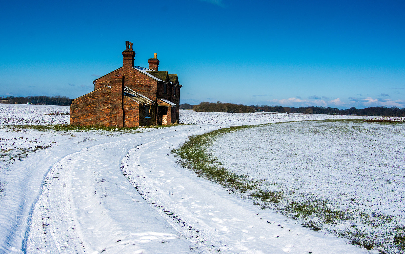 Nikon D7200 sample photo. Rose cottage in winter photography