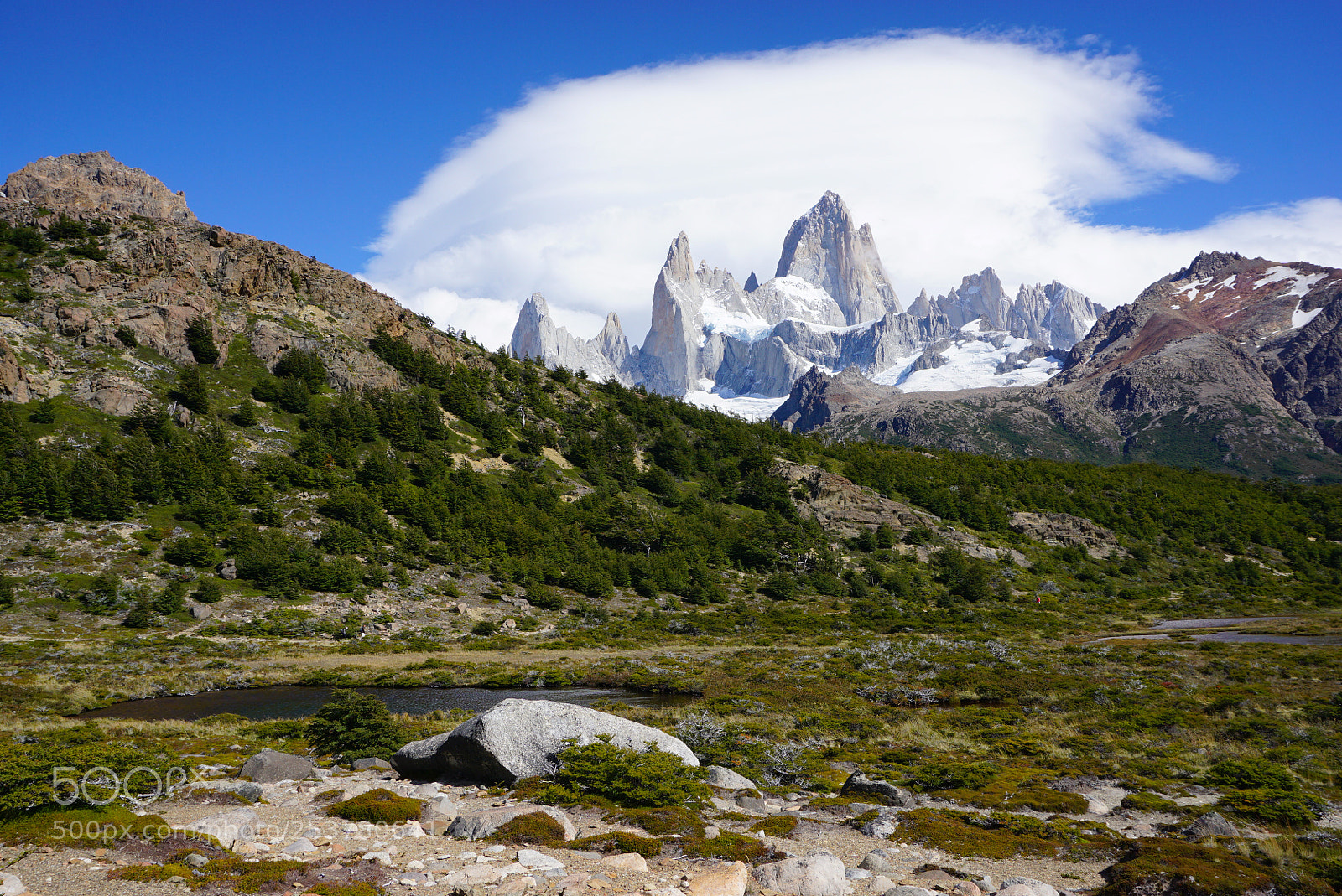 Sony a6000 sample photo. Monte fitz roy patagonia photography