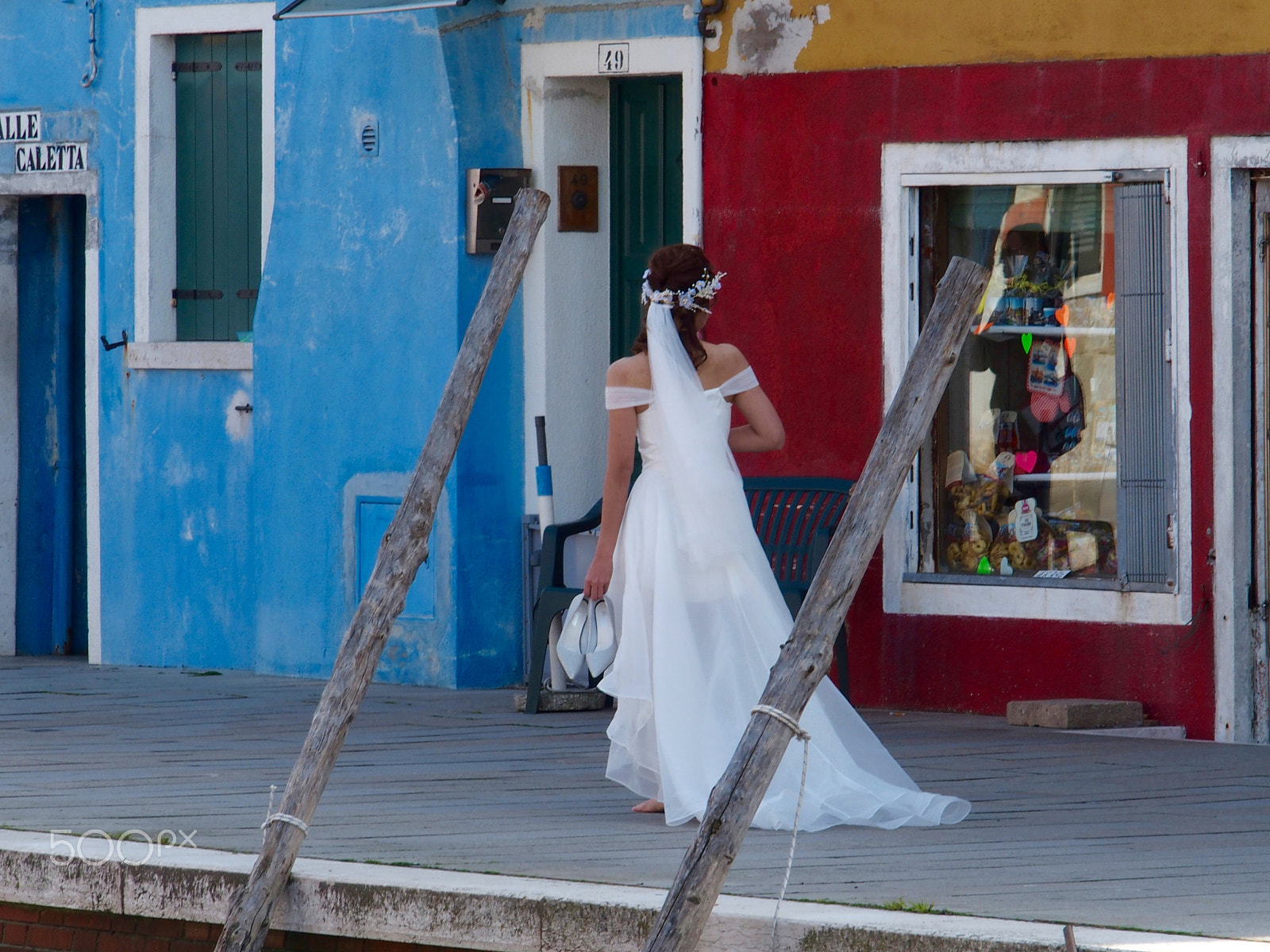 Olympus STYLUS1 sample photo. Wedding in burano photography