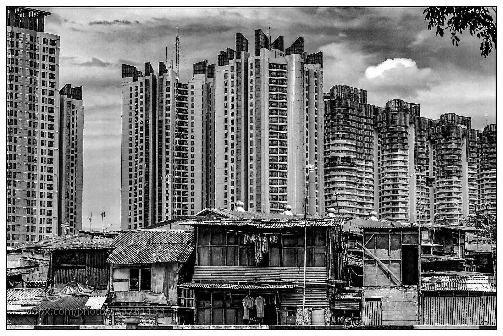 Sony a7S sample photo. Jakarta contrasts. photography