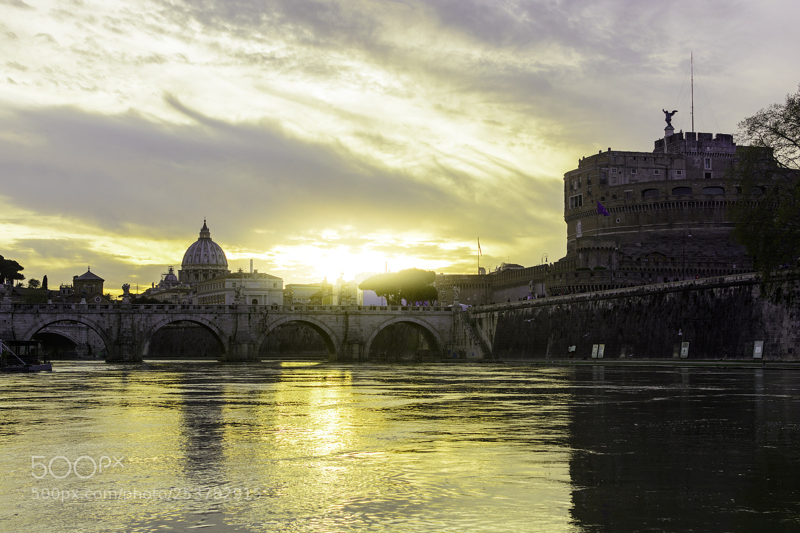 Nikon D5200 sample photo. Sunset in rome photography