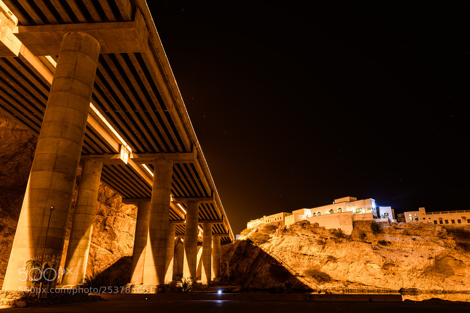 Nikon D850 sample photo. Bridge underpass wadi shab photography