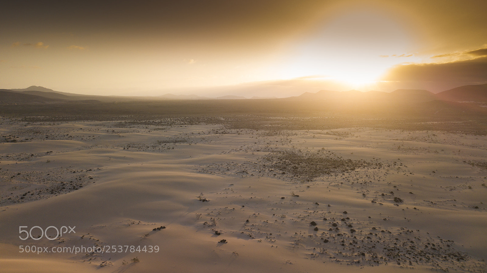 DJI FC220 sample photo. Aerial view of desert photography