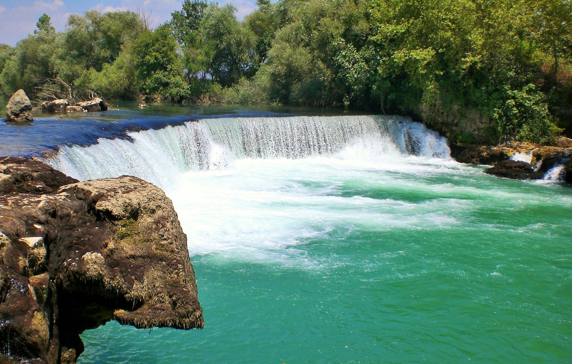 CASIO EX-Z75 sample photo. The waterfall of manavgat (turkey) photography
