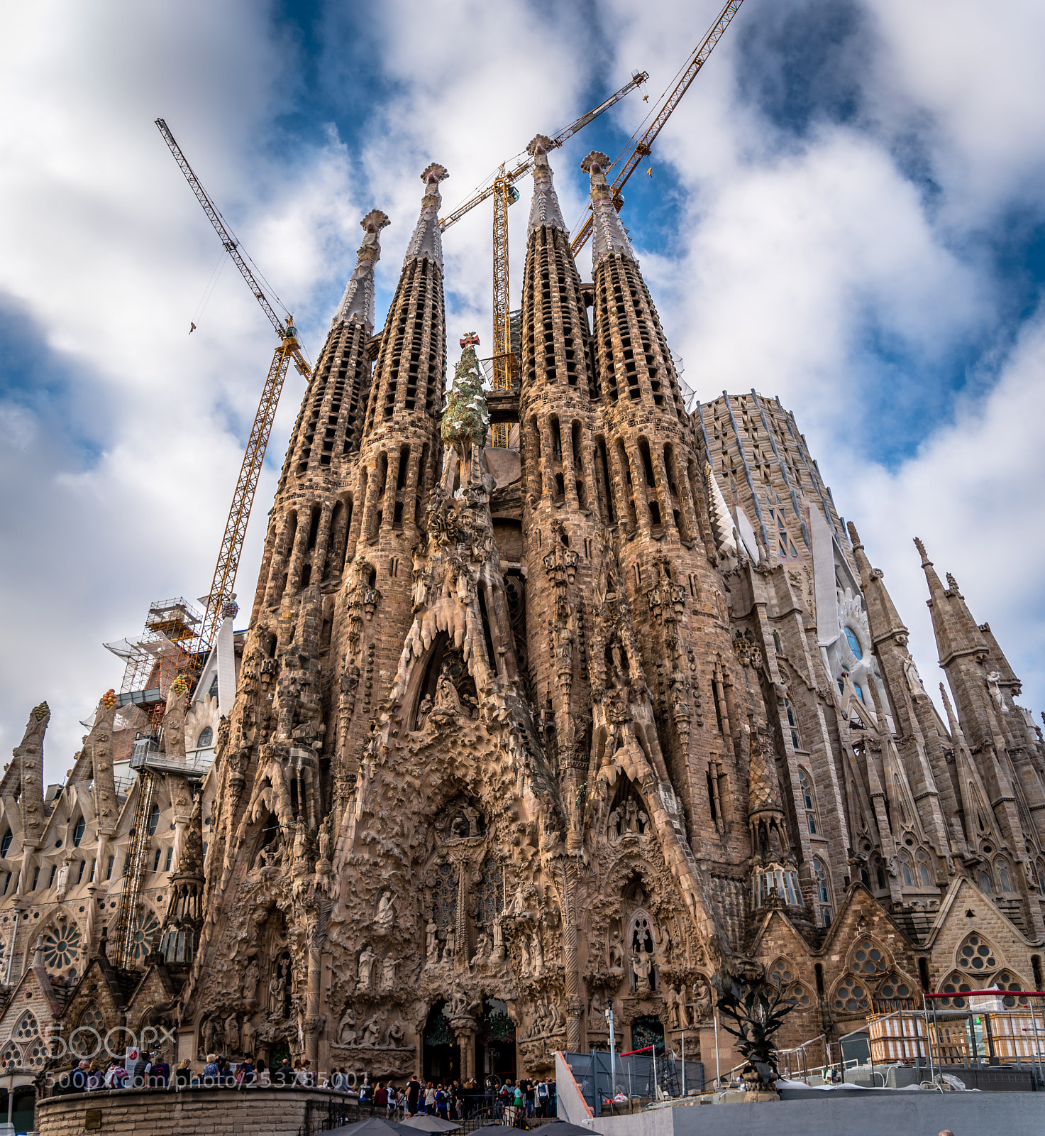 Nikon D5500 sample photo. Sagrada familia photography