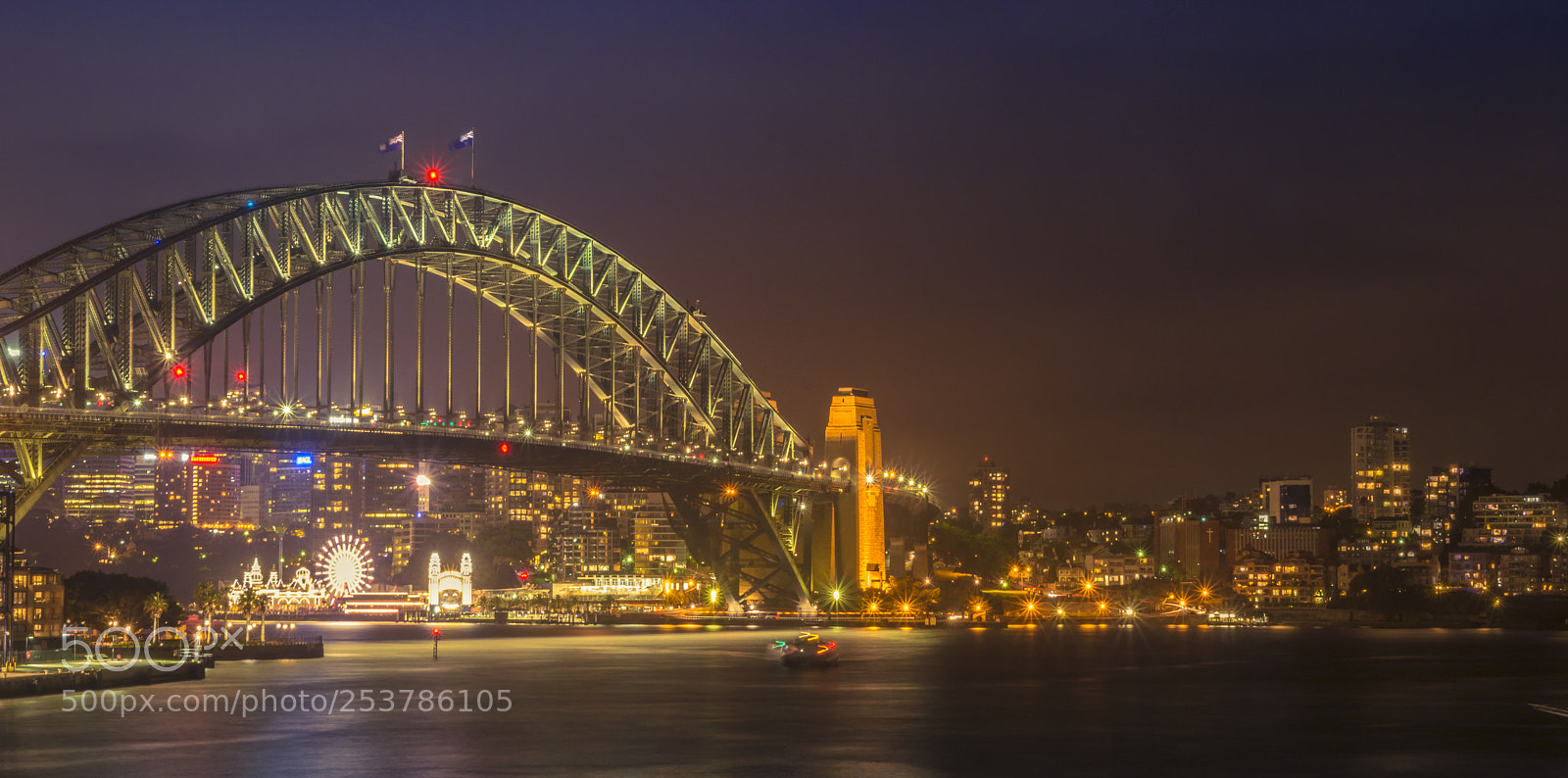 Nikon D7100 sample photo. Sydney bridge photography