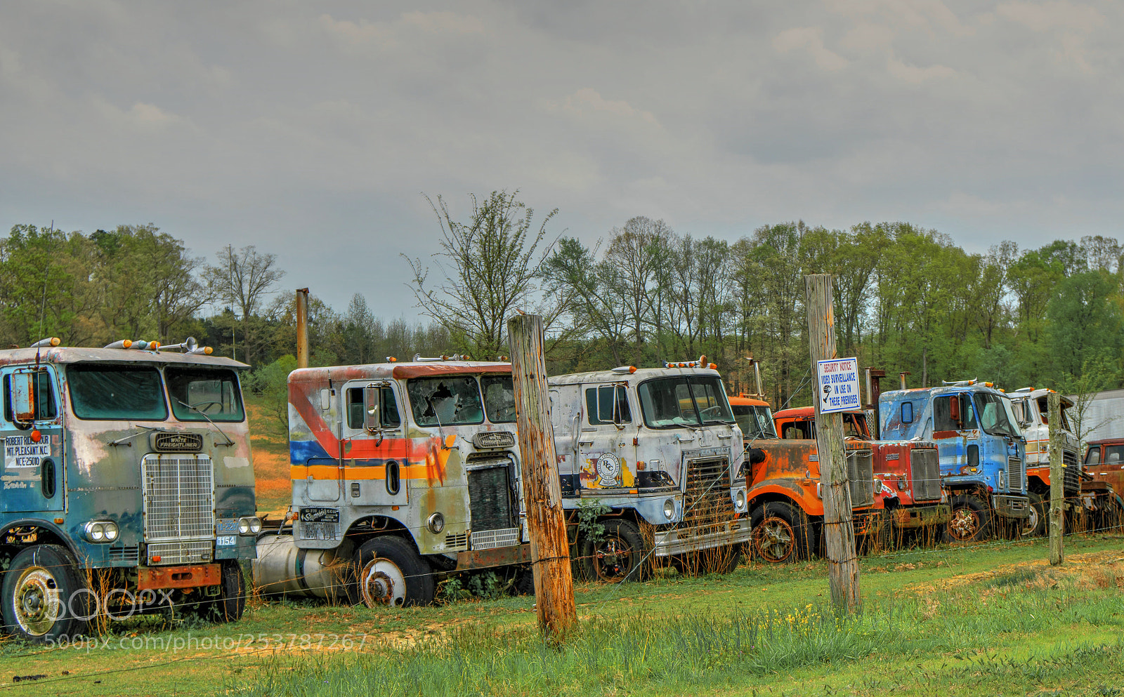 Sony a6000 sample photo. Big rig graveyard photography
