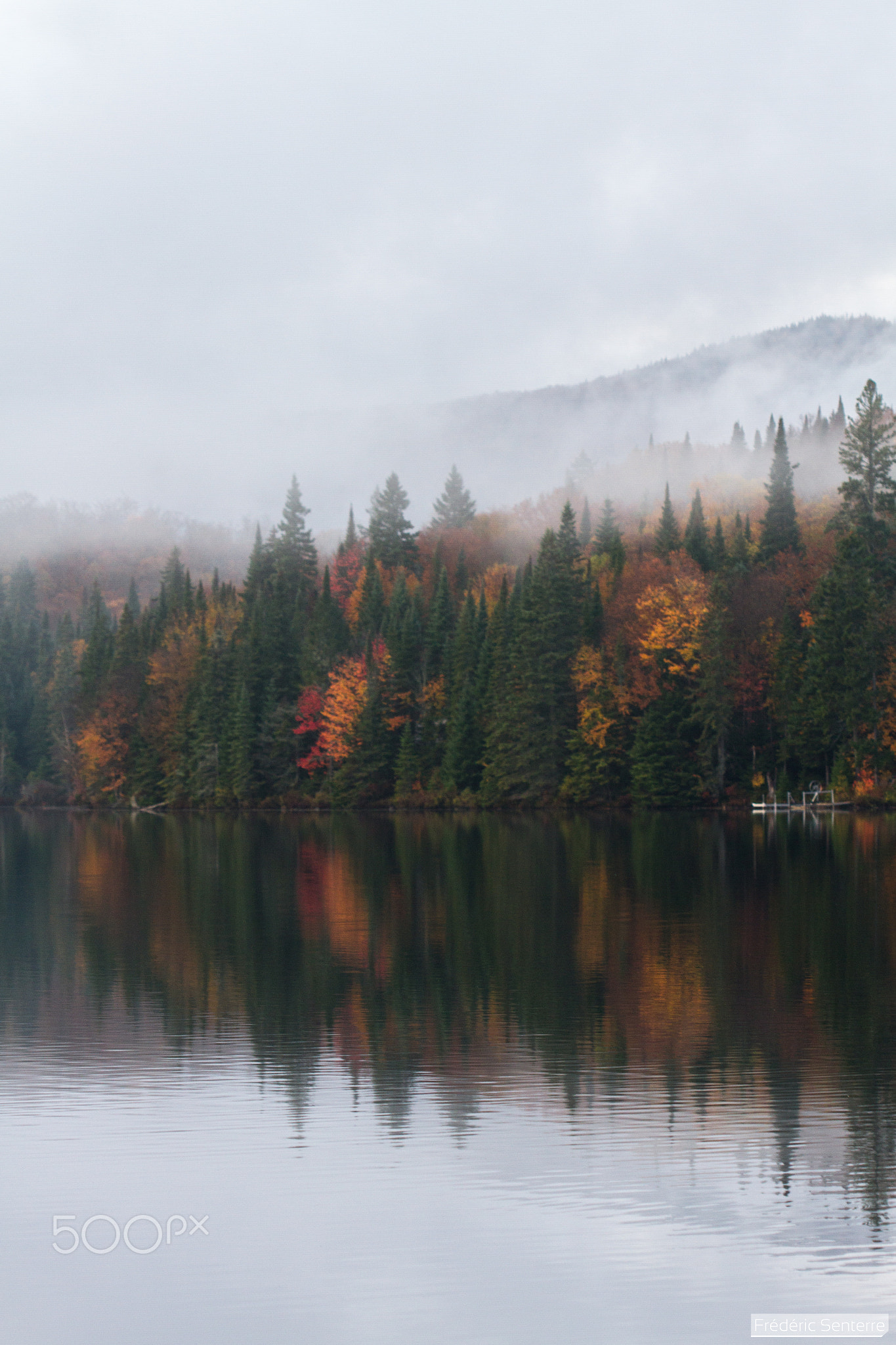 Foggy mountains