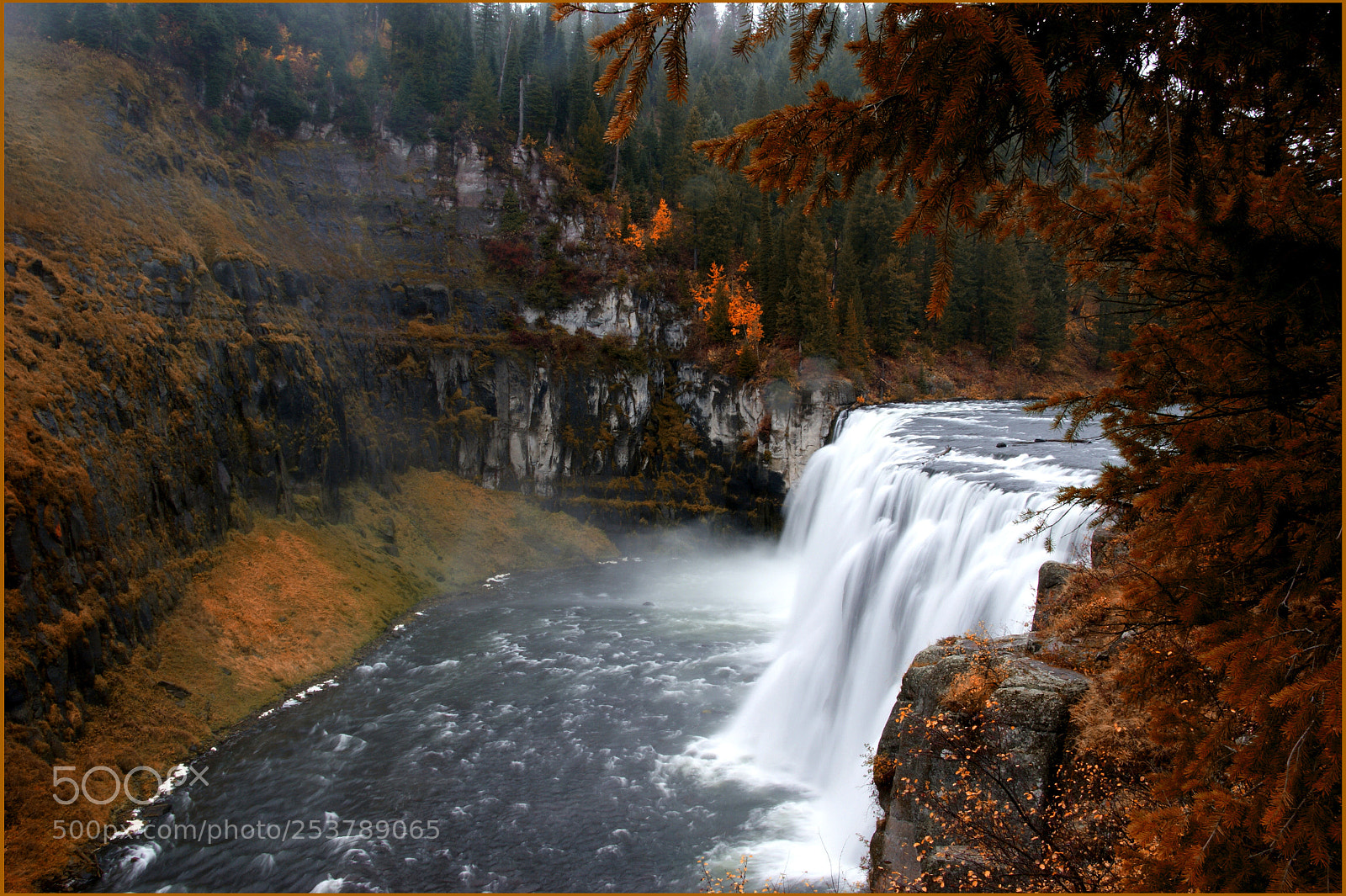 Sony Alpha DSLR-A350 sample photo. Mesa falls idaho 1 photography