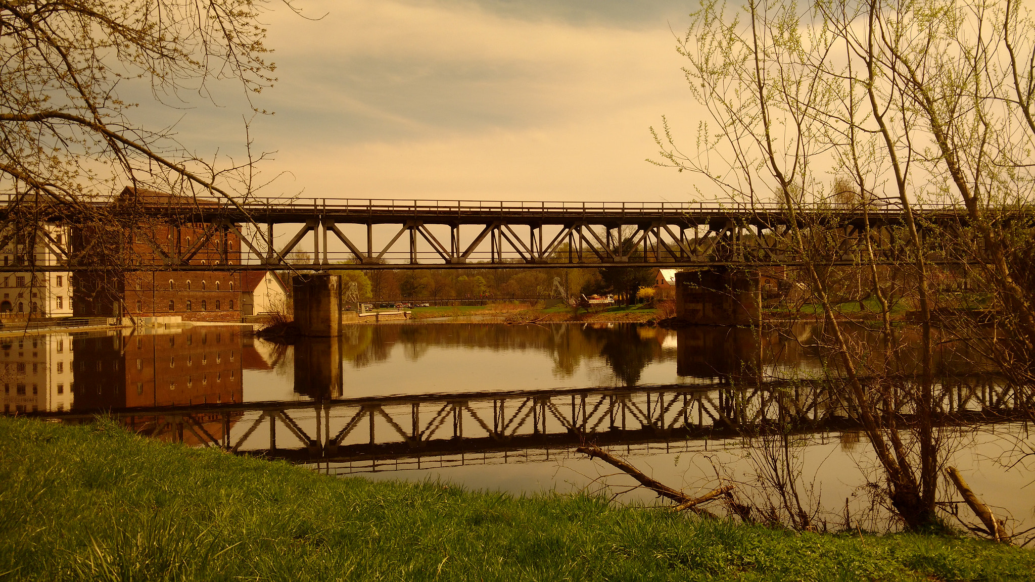 Motorola Moto X Play sample photo. Old train bridge photography