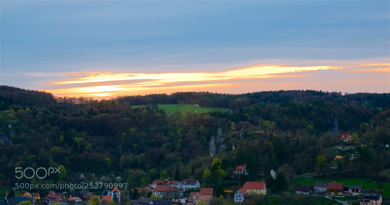 Pentax K-3 II sample photo. Sunset over streitburg photography