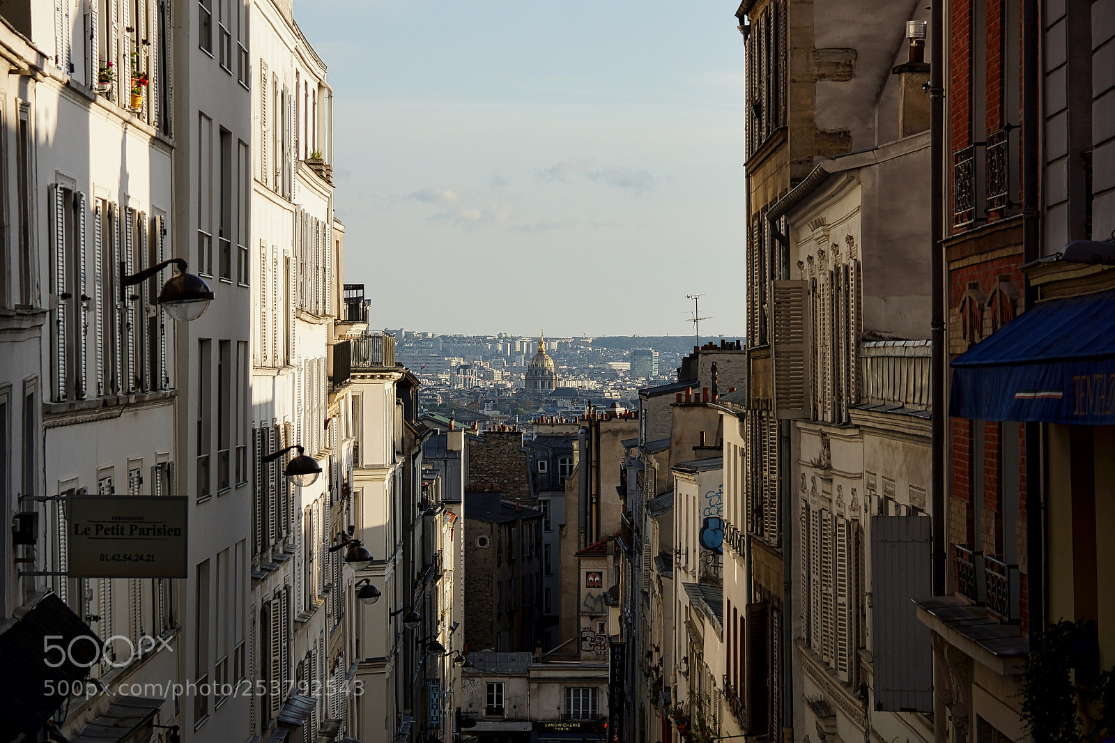 Sony SLT-A65 (SLT-A65V) sample photo. Invalides from montmartre photography