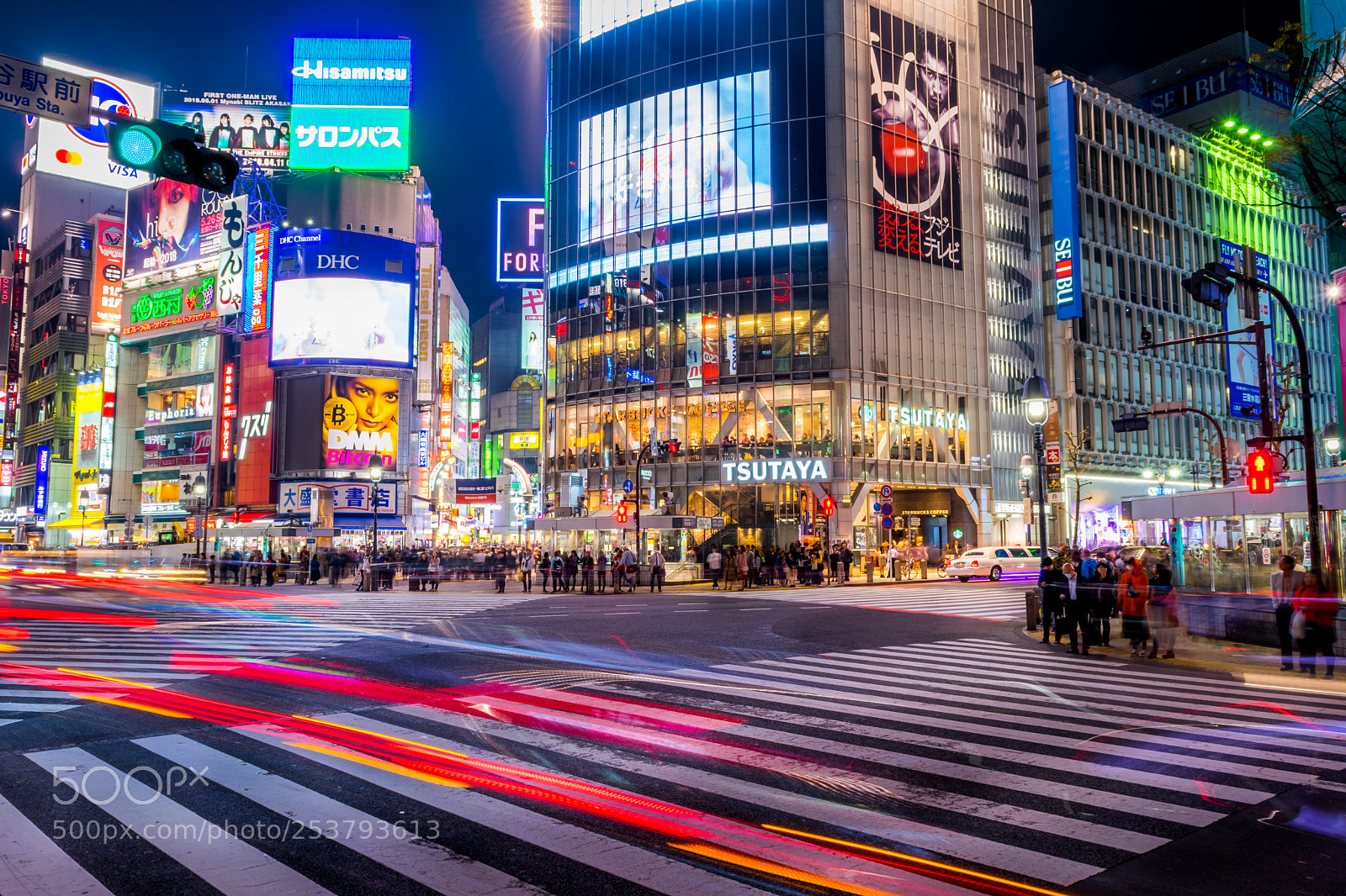 Nikon D3300 sample photo. Shibuya crossing, tokyo photography