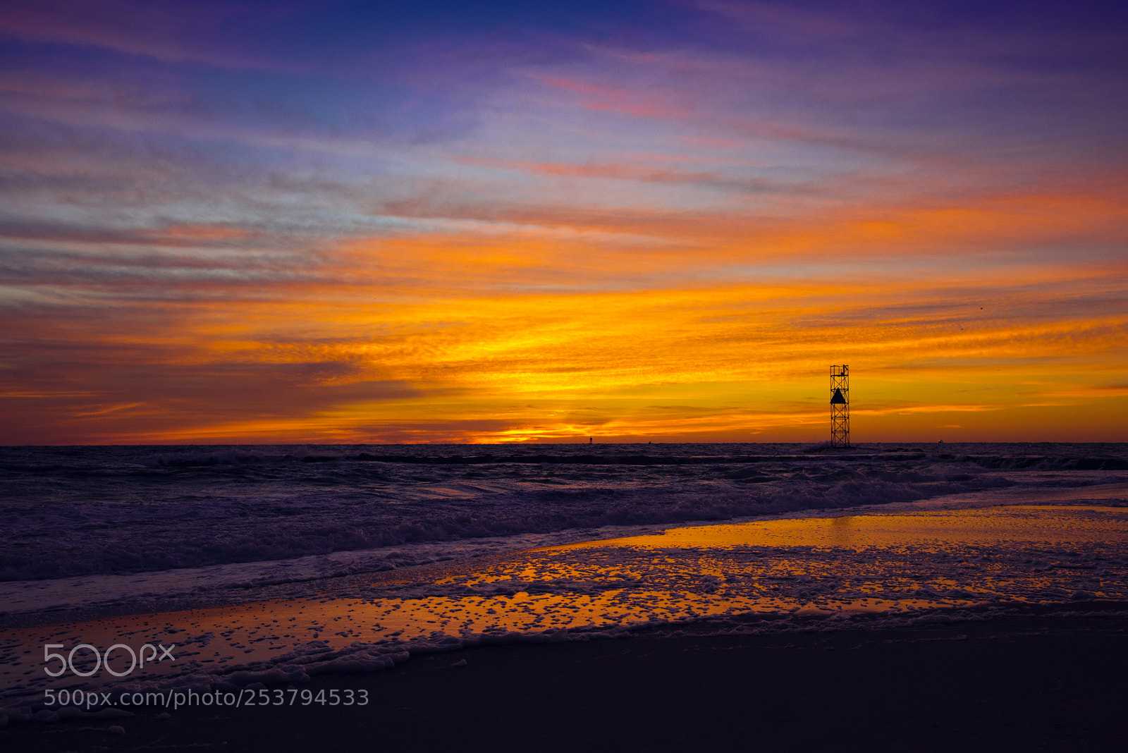 Nikon D810 sample photo. Tower at sunrise photography