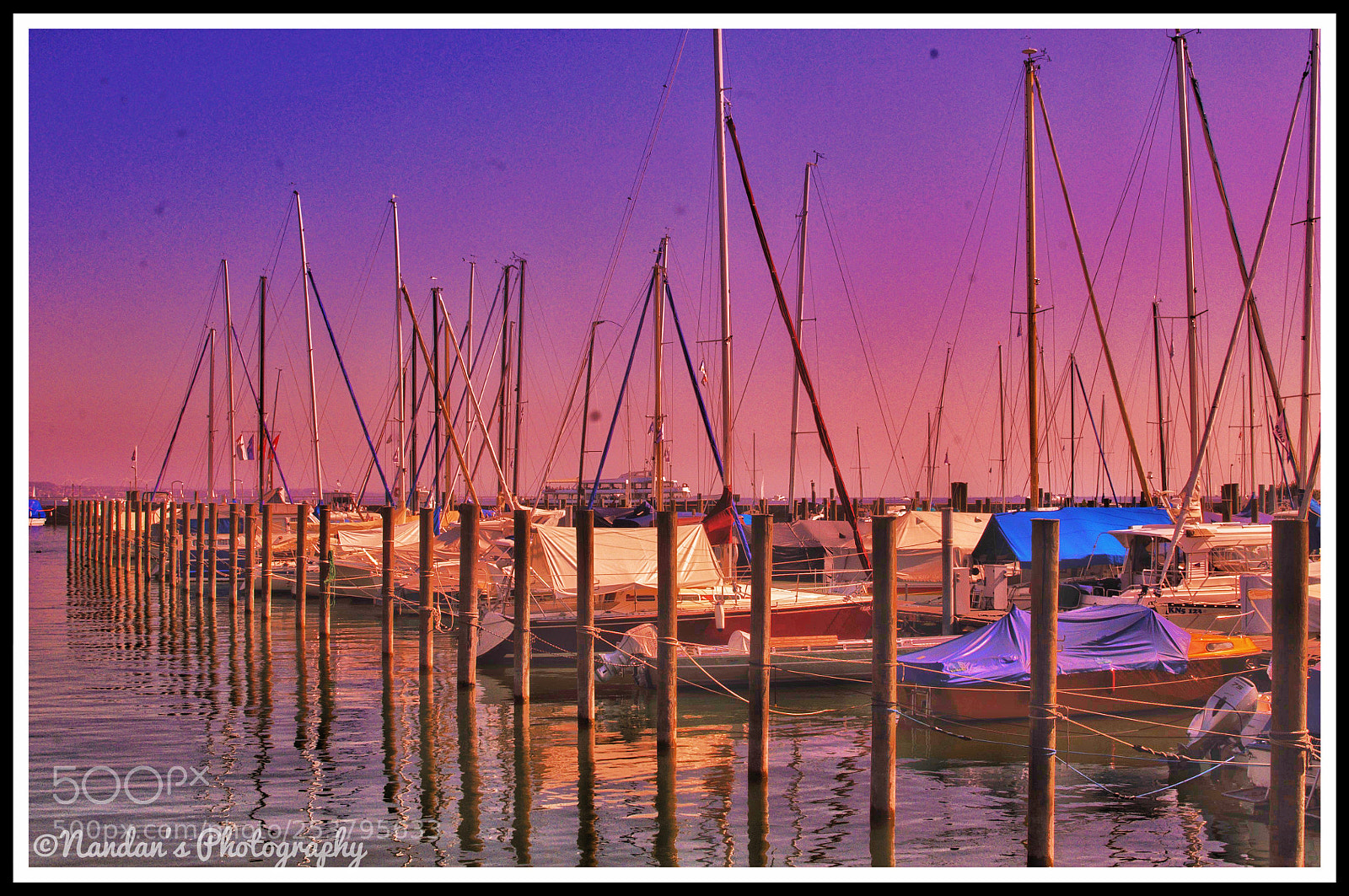 Nikon D300 sample photo. Sunset at konstanz photography