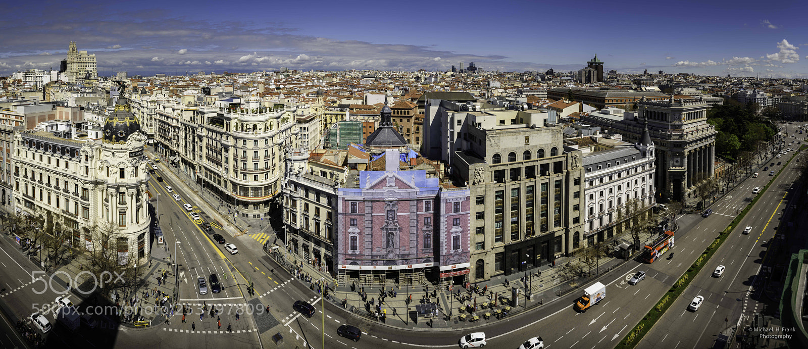 Nikon D810 sample photo. Madrid panorama photography