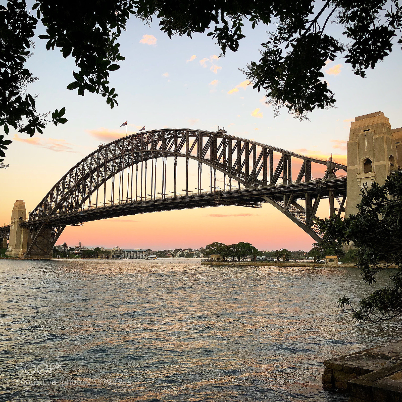 Apple iPhone 8 Plus sample photo. Sunrise over sydney harbour photography