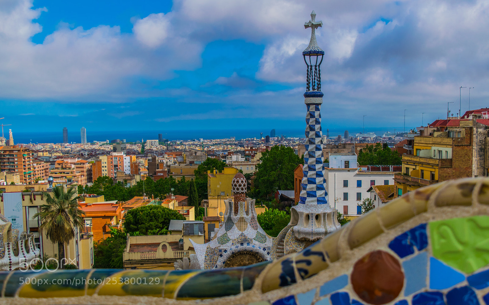 Nikon D3300 sample photo. View from parc guell photography