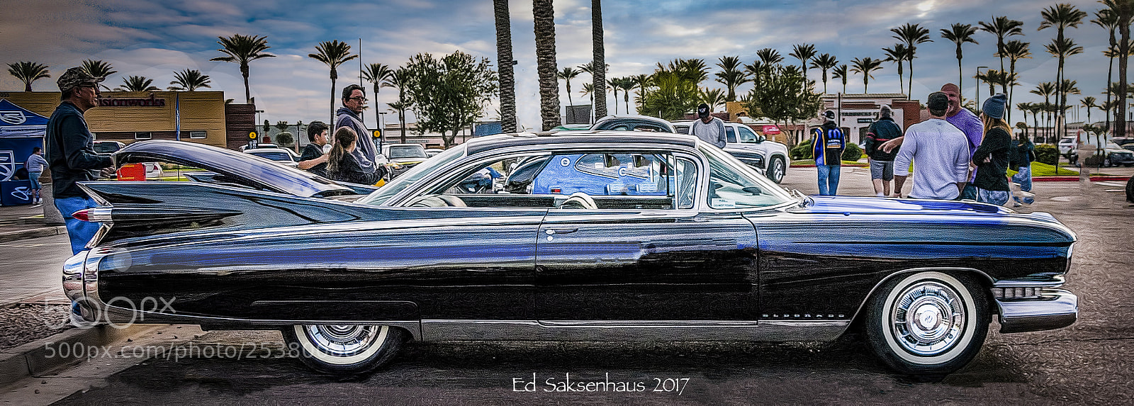 Panasonic Lumix DMC-FZ1000 sample photo. 1959 black cadillac photography