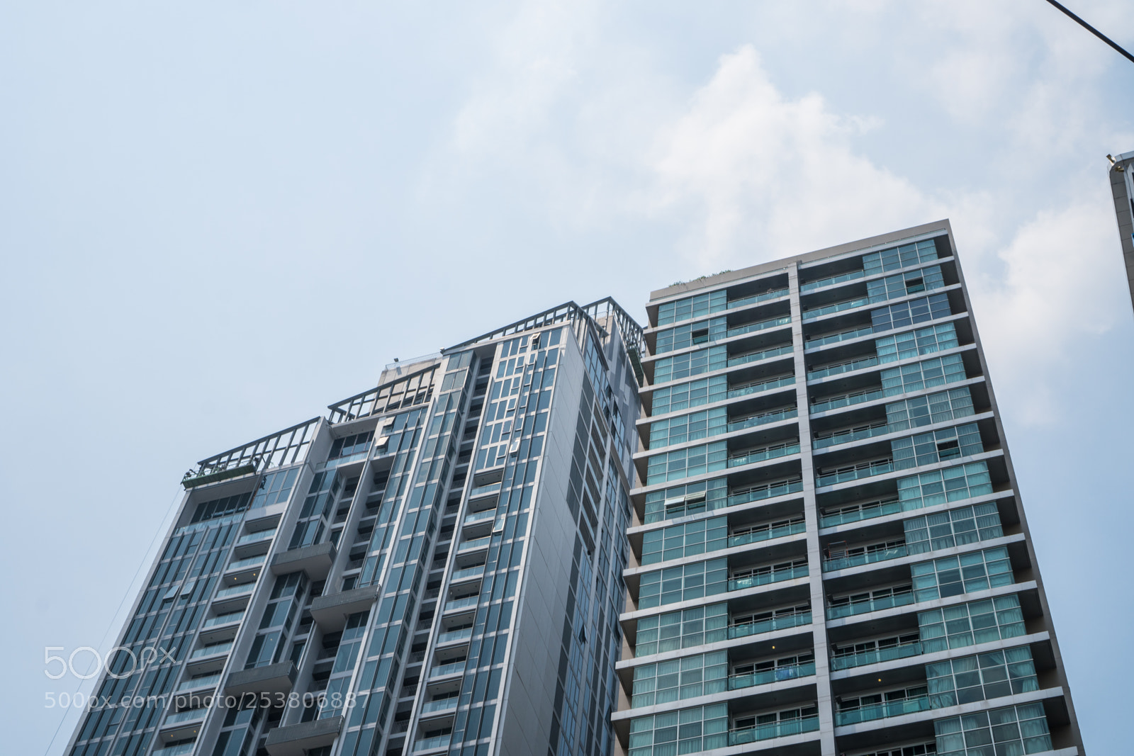 Sony a6300 sample photo. Blue building photography