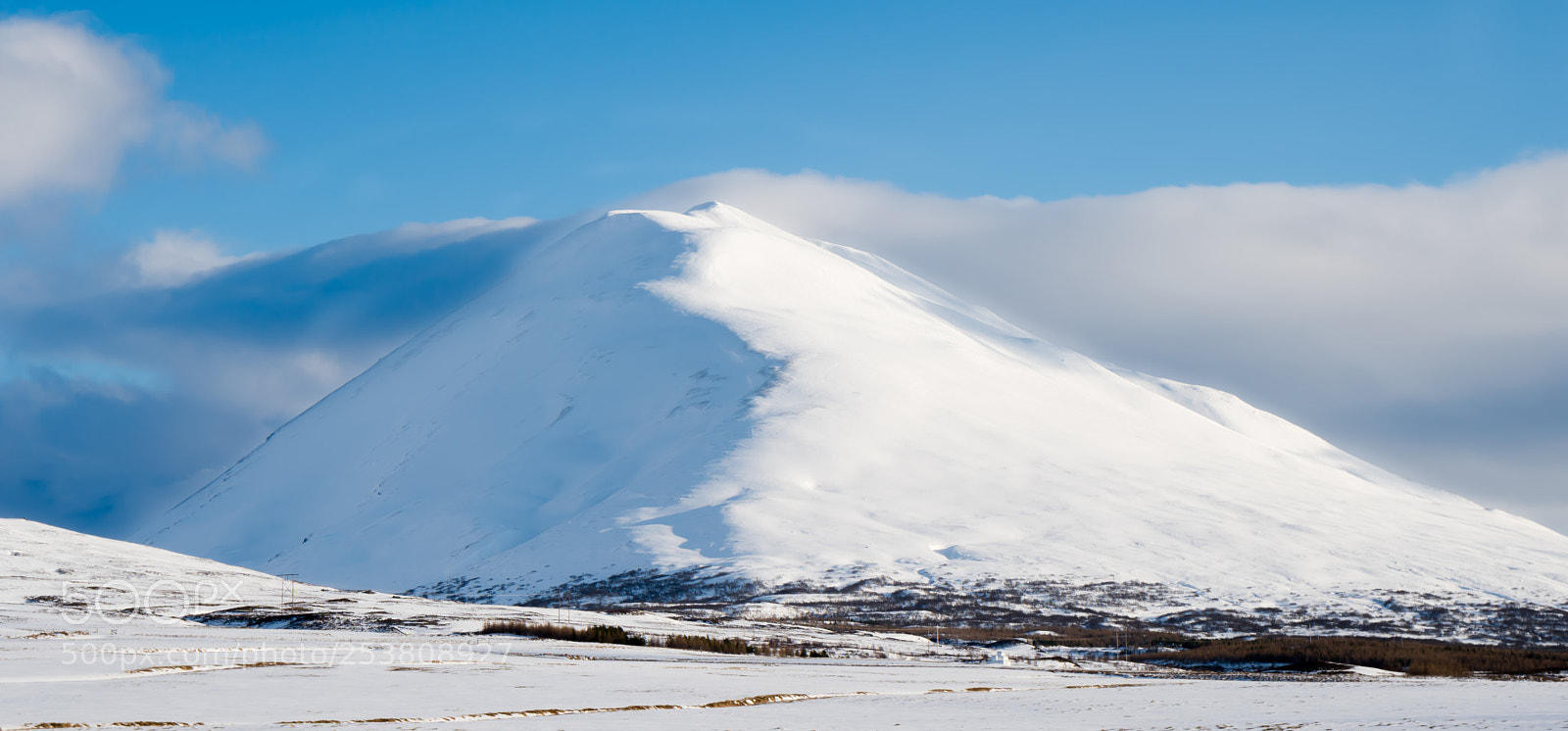 Sony a6500 sample photo. Snowy mountain photography