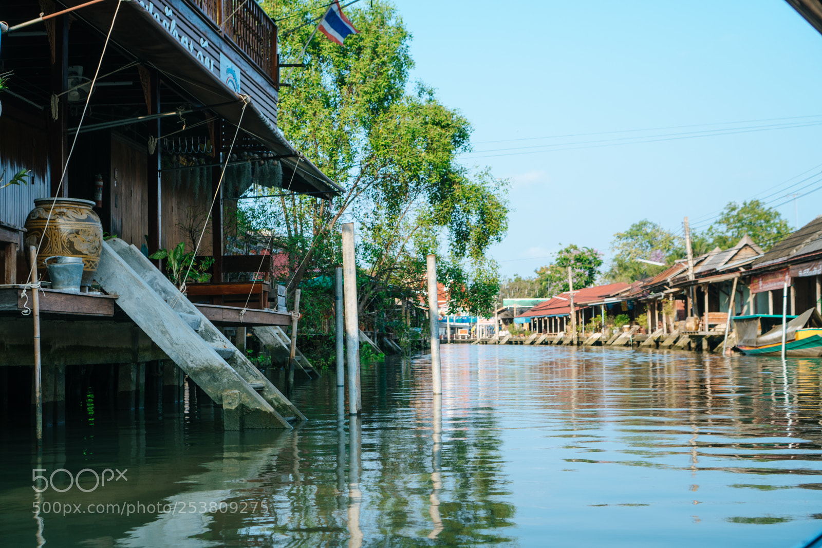 Sony a6300 sample photo. Thai river photography
