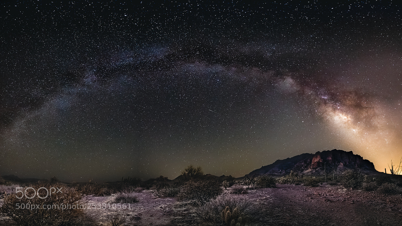 Canon EOS-1Ds Mark II sample photo. Under a galactic rainbow photography