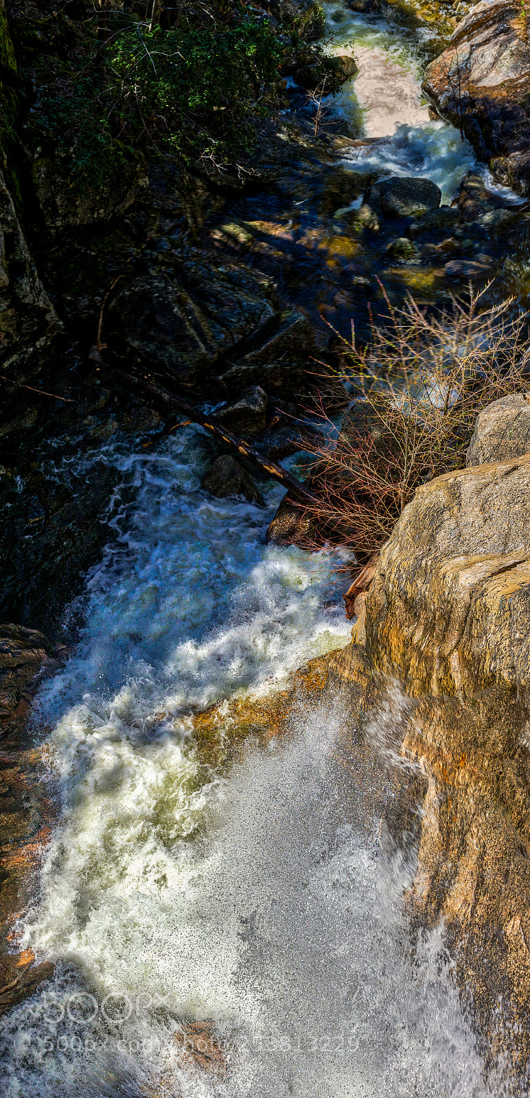 Pentax K-3 II sample photo. Hetch hetchy little waterfall photography