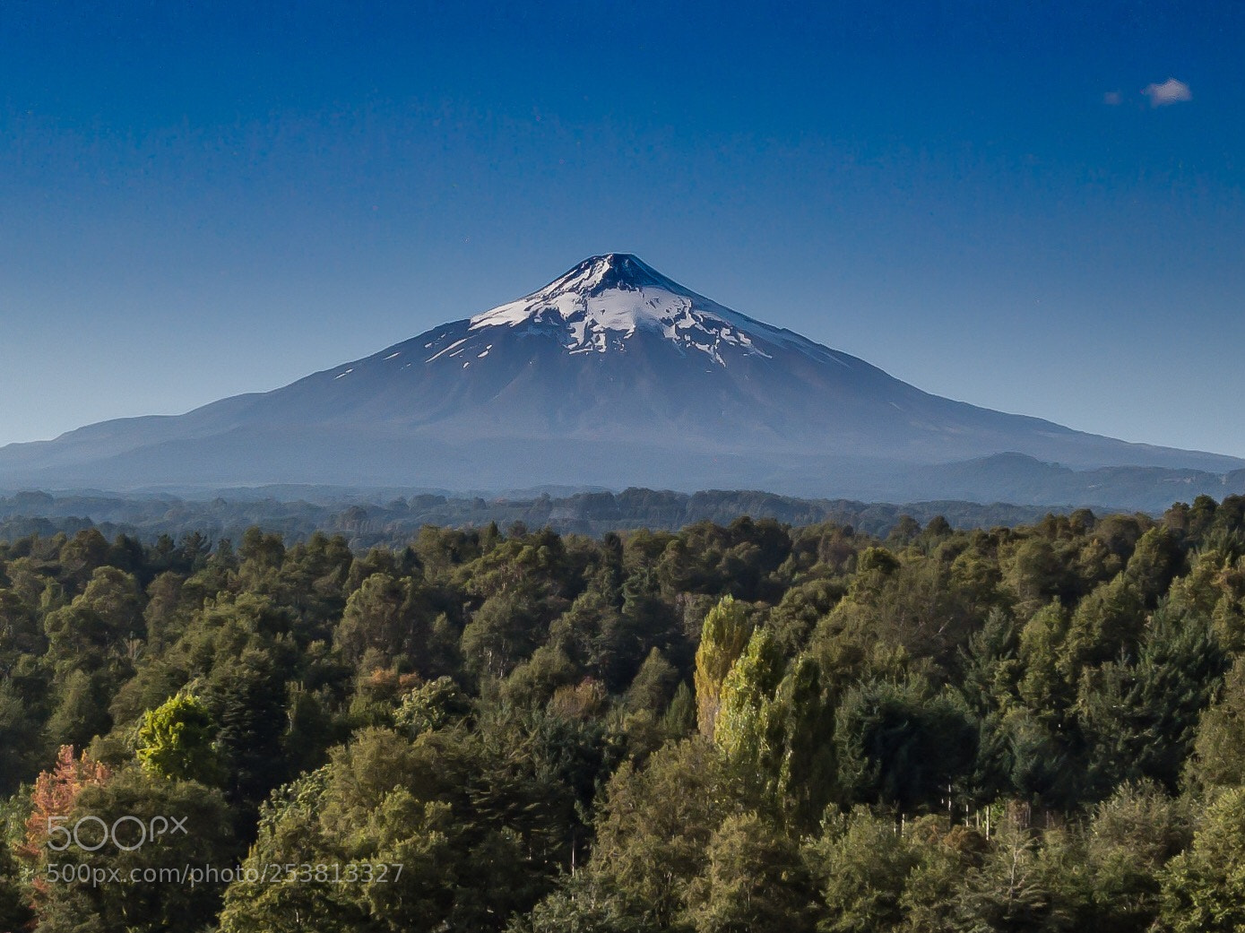 DJI FC220 sample photo. Volcano photography