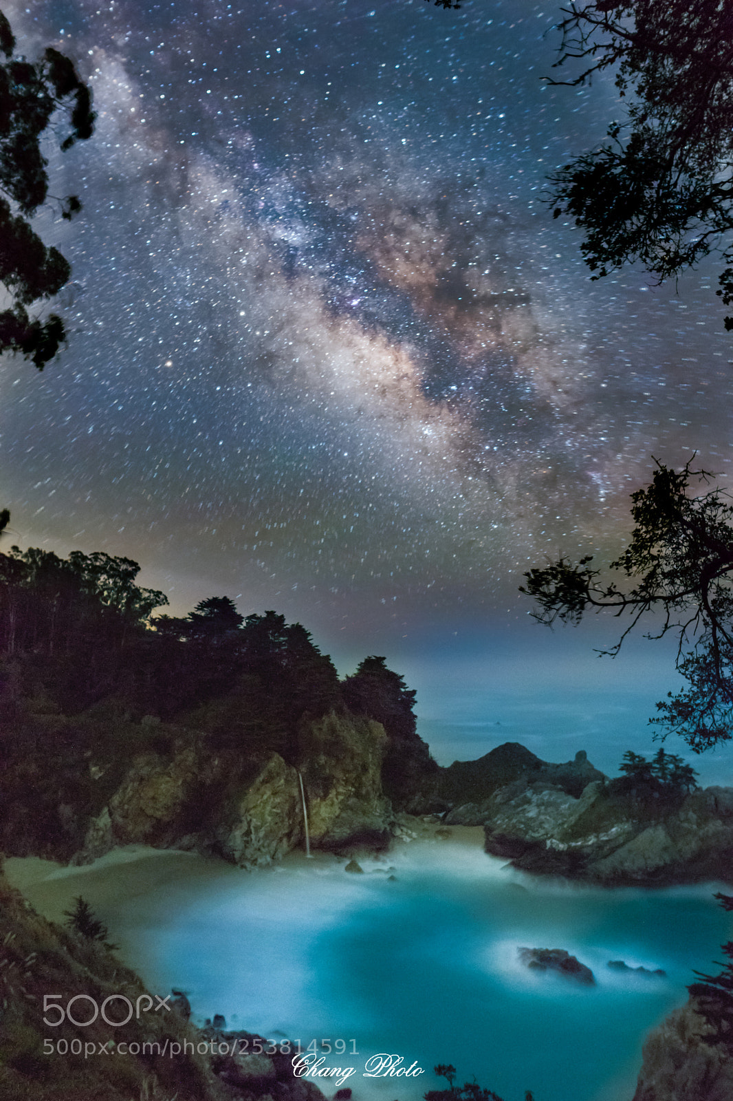Sony a6300 sample photo. Milky way above mcway photography