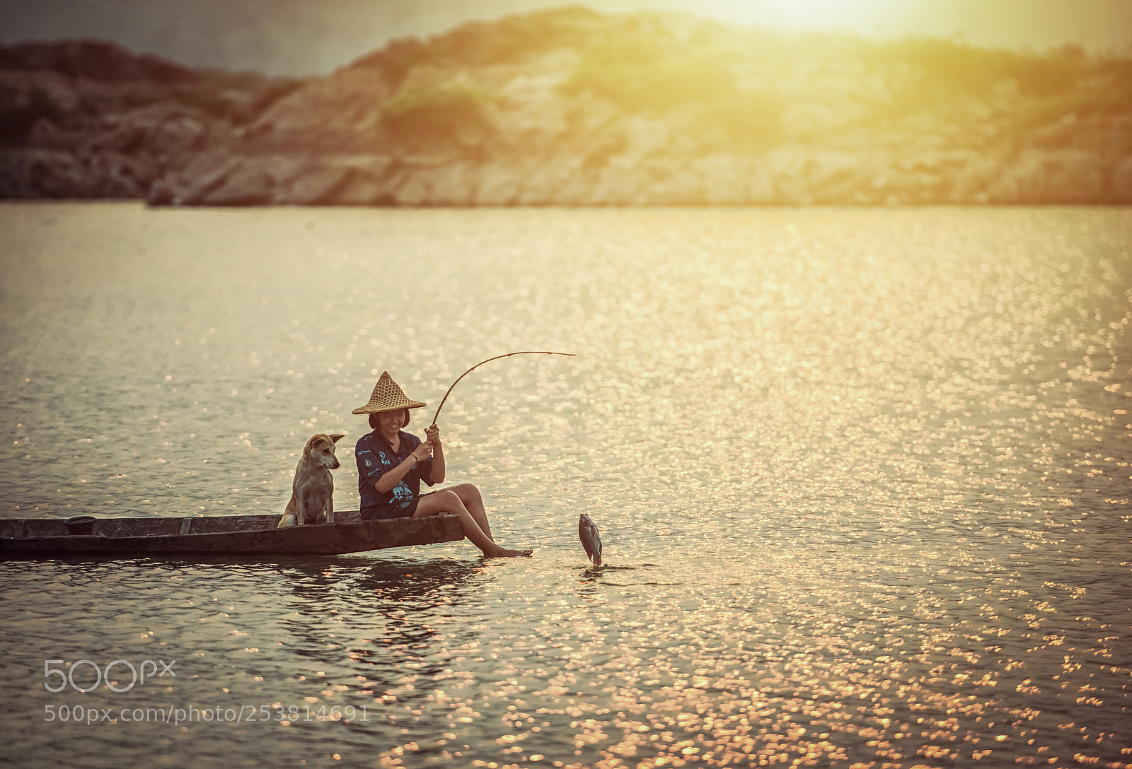 Nikon D810 sample photo. Girl is fishing on photography