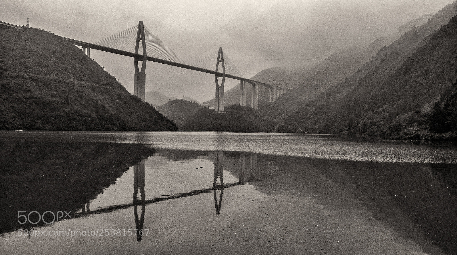 Pentax K-5 sample photo. Bridge reflection photography