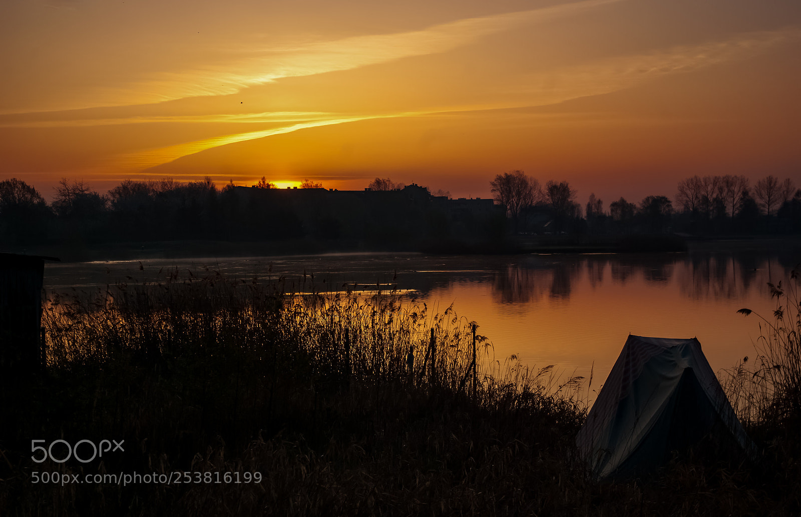 Pentax K10D sample photo. Sunrise photography