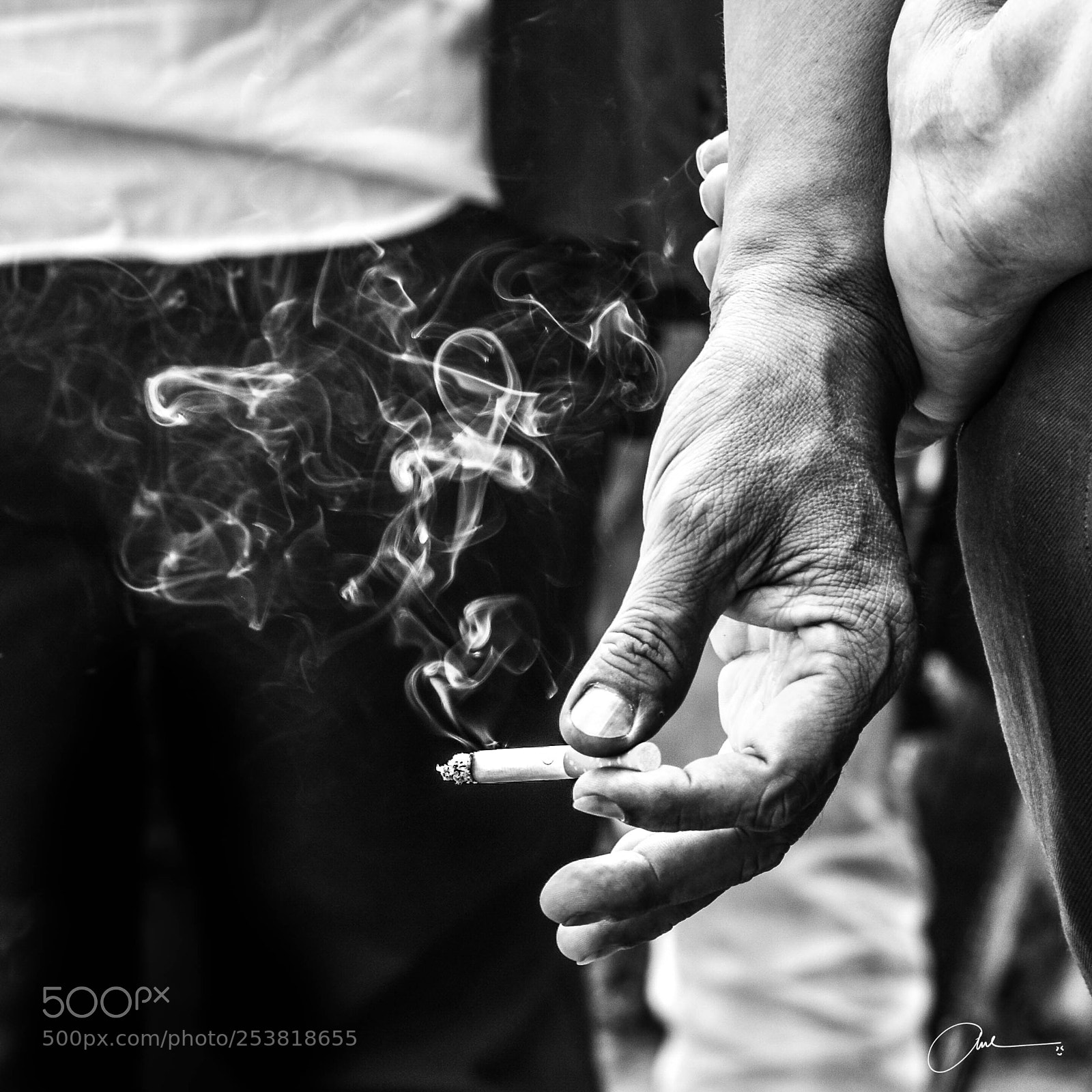 Nikon D5500 sample photo. Smoke photography