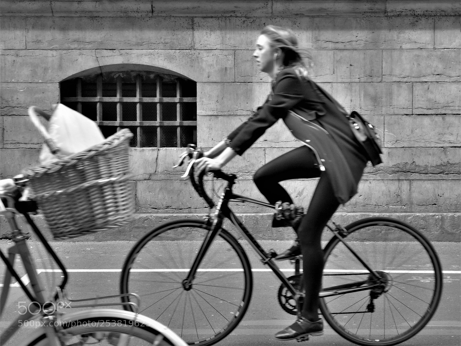 Panasonic Lumix DMC-LX7 sample photo. Weird chick on bike photography